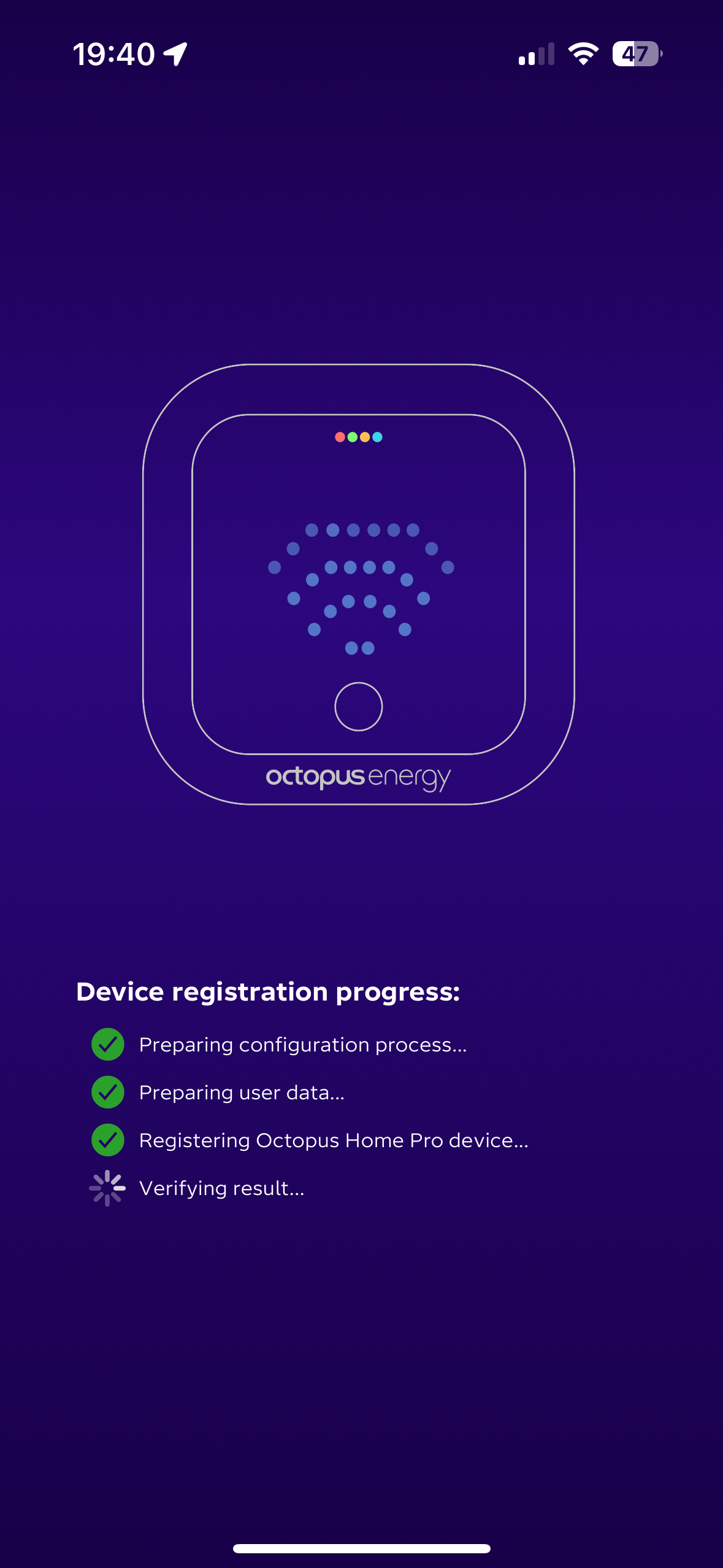 Registration Progress 3